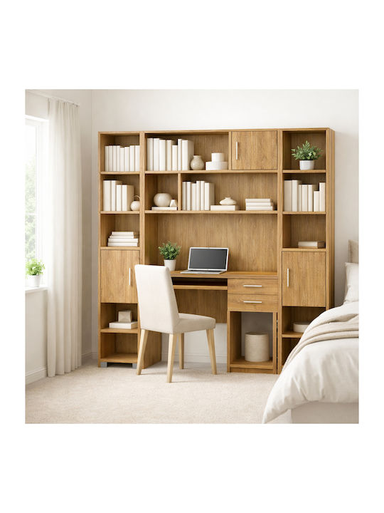 No 13 Библиотека Подов Walnut 40x30x180см