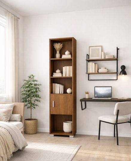 Kids Wooden Bookcase No 13 Brown 40x30x180cm