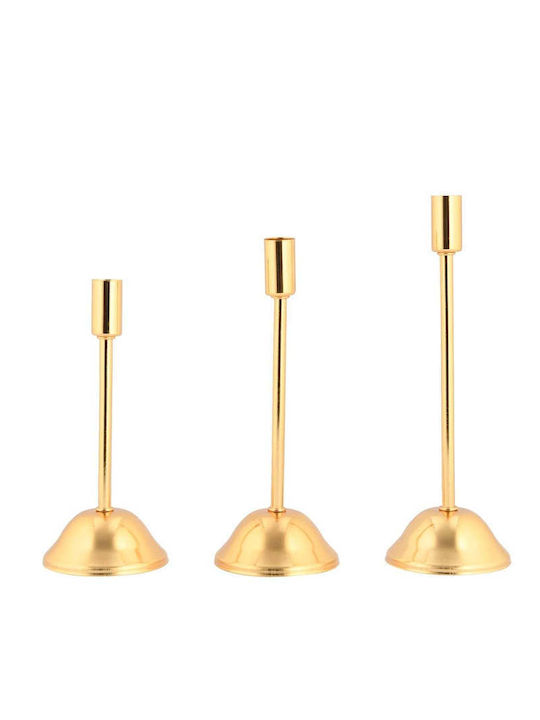 SteweHome Set Suporturi Lumanari Metalice