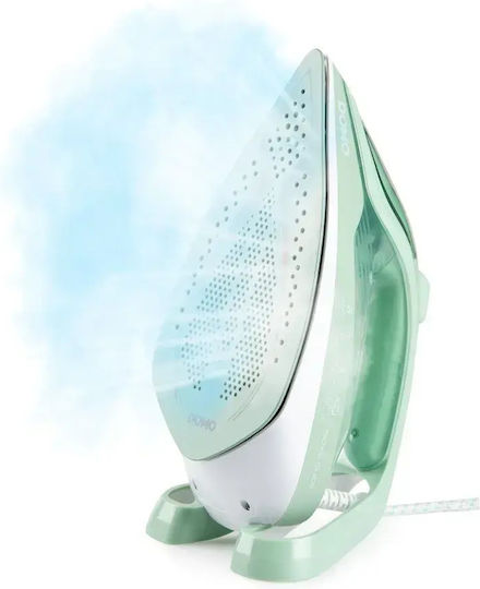 Domo Fier de Călcat cu Aburi 2830W cu Talpă Ceramică și Debit Continu de Abur 50g/min
