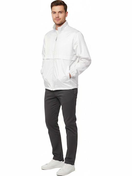 B&C Männer Werbebekleidung Langärmeliges Sweatshirt Weiß B&C Männer Werbebekleidung Langärmeliges Sweatshirt Weiß