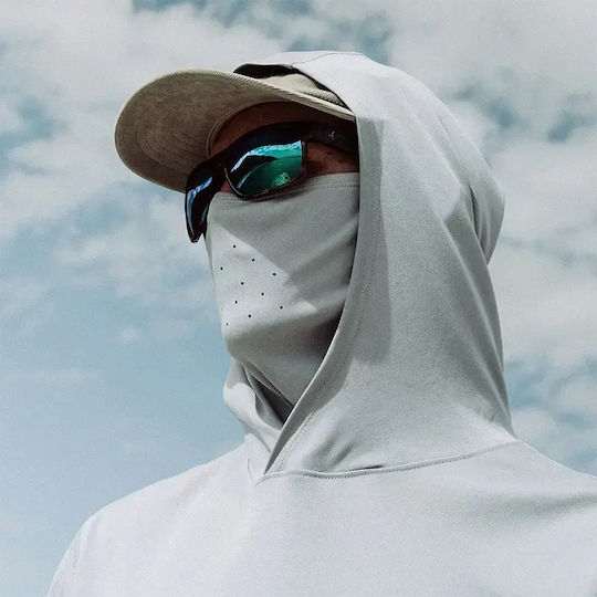 Риболовна блуза Grundens Tough Sun Masked Hoodie Upf 50+ Mist