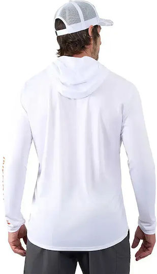 Риболовна блуза Grundens Tough Sun Hoodie Upf 50 Azure