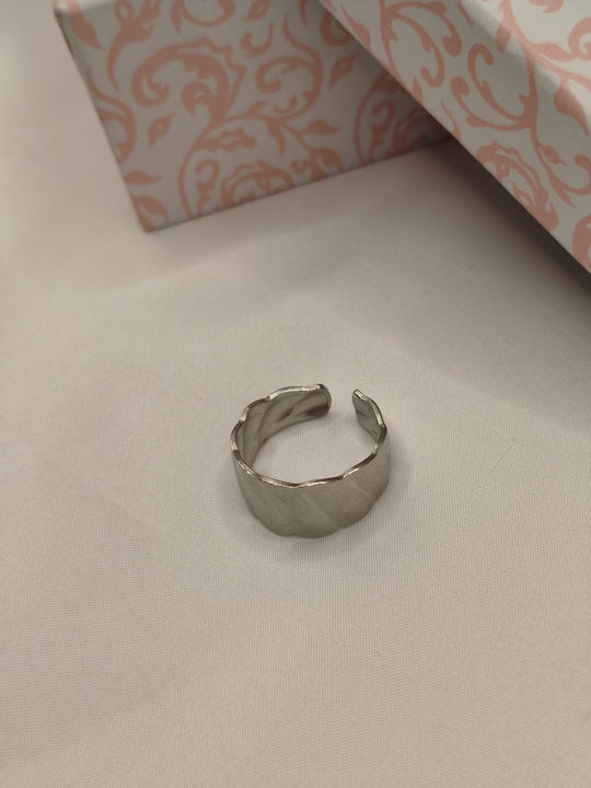 Women's Ring Made of Gold Plated Steel