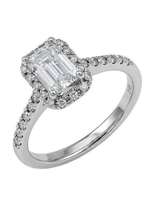 Damenring mit Diamant aus 14K Gold