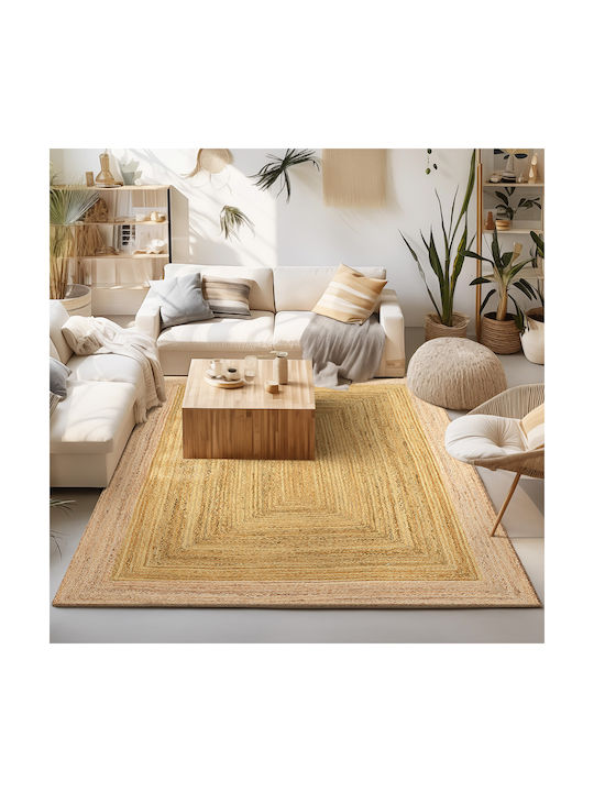 Beauty Home Αντιολισθητικό Χαλί Διάδρομος Μπεζ, Κίτρινο 65x150cm