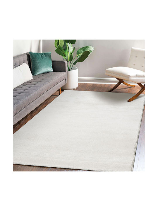 Beauty Home 9618 Rectangular White Living Room Rug 133x190cm 9618-133X190