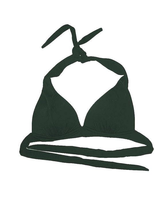 Bikini Τριγωνάκι με Ενίσχυση Πράσινο-λαδί