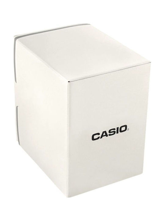 Casio Digital Herrenuhr 43mm Batterie mit Schwarz Gummi Armband
