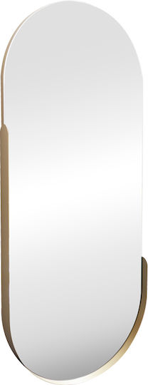 Pakketo Asteria Oval Wall Mirror 105x45cm