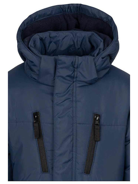 Waterproof Kids Casual Coat Long with Lining and Hood Na1