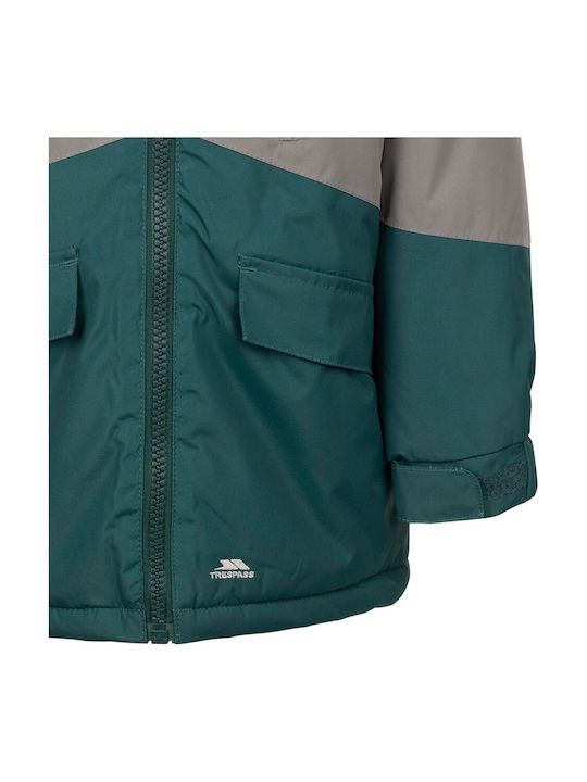 Waterproof Kids Casual Long Windproof Jacket with Hood Ppl