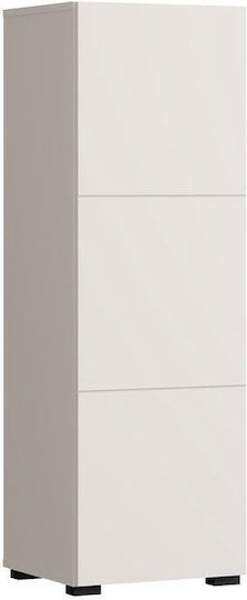 Висяща Витрина от MDF със Стъкло и Осветление Cashmere 39x35x117cm 11015861