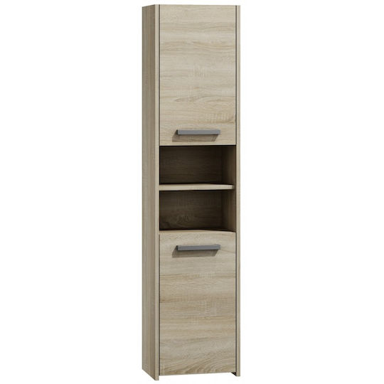 Topeshop S40 Στήλη Μπάνιου Τοίχου 40x30x170cm Sonoma
