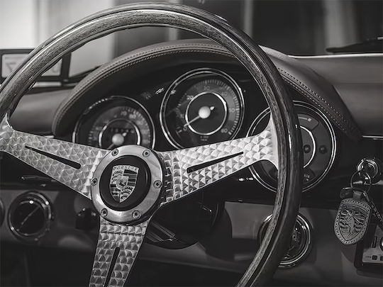 Poster Porsche Classic Cockpit Cr054 40cm X 50cm Cadru Din Lemn Natural Bej 63077pd156205f55316