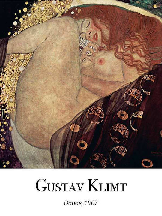 Poster Gustav Klimt Danae Art157 40cm X 50cm Μαύρη Ξύλινη Κορνίζα-56091pd156665f55321