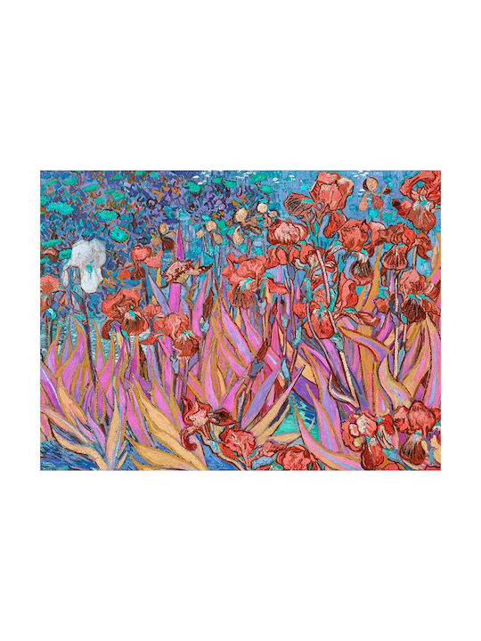 Poster Van Gogh Irises Art110 40cm X 50cm Κορνίζα Καφέ Ξύλου 56099pd156658f63322
