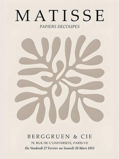 Poster Matisse Papiers Découpés Art055 40cm X 50cm-56028pd156722