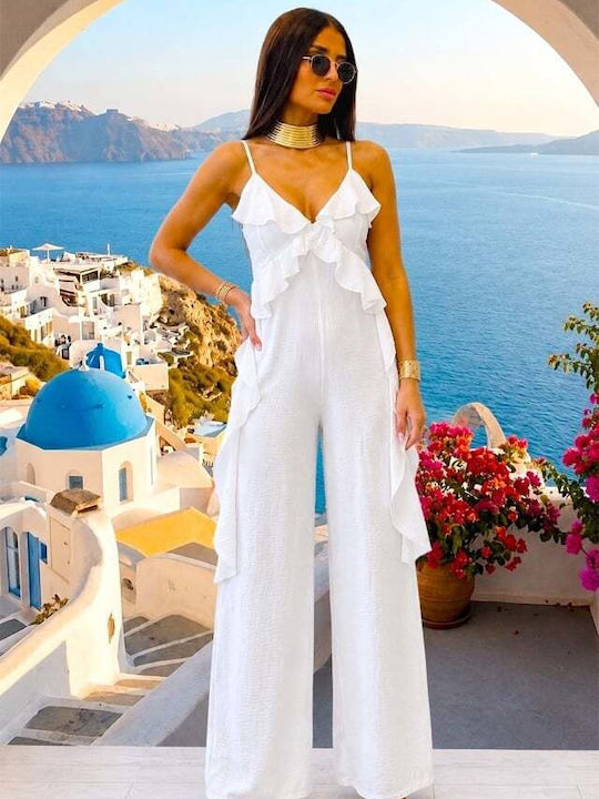 Γυναικεία Ολόσωμη Φόρμα White