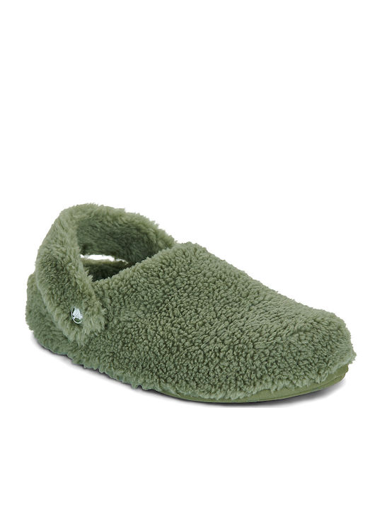 Classic Cozzzy Clogs Women's Green Slippers
