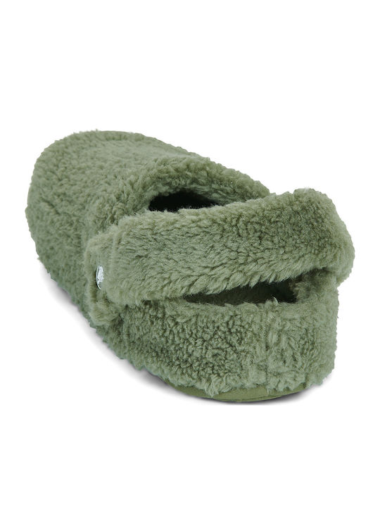 Classic Cozzzy Clogs Women's Green Slippers