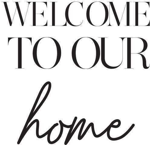 Quote Poster Welcome To Our Home Pst25162 40cm X 50cm Κορνίζα Φυσικό Ξύλου Μπεζ 60698pd156415f55316