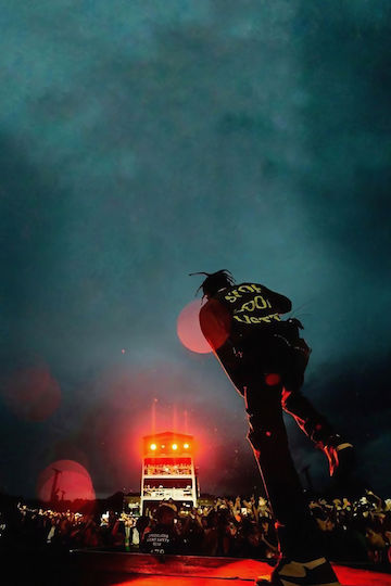 Music Poster Travis Scott Live Performance Ms101 40cm X 50cm Κορνίζα Φυσικό Ξύλου Μπεζ 62469pd156283f55316
