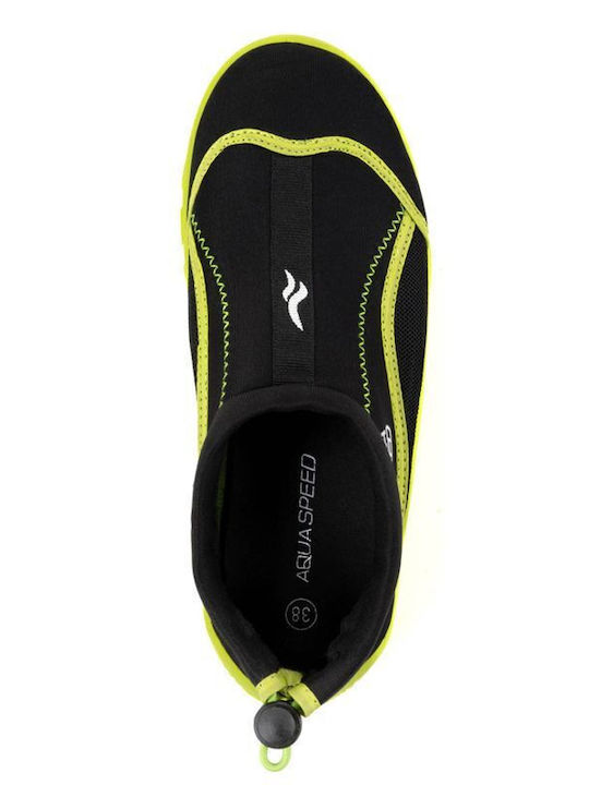 Aqua Speed Дамски Аква Обувки 28a Бързосъхнещи Обувки За Водни Спортове Черно Жълти