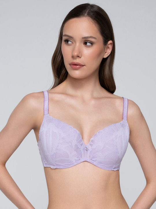 Melody Balconette Balconette Bra with Light Padding Lilac