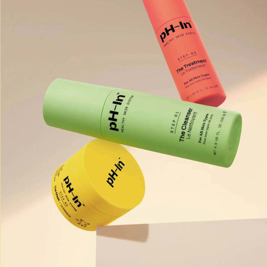 Set rutină de îngrijire pentru piele sensibilă predispusă la acnee în 3 pași Ph-in Healthy Skin System Indeed Labs 3 articole