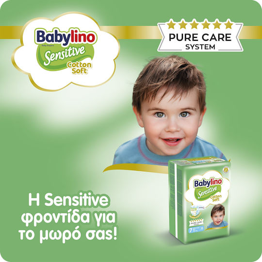 Babylino Babylino Sensitive Windel Nr. 7 15+ kg Super Pack 108 Stk – Pflege für Empfindliche Haut