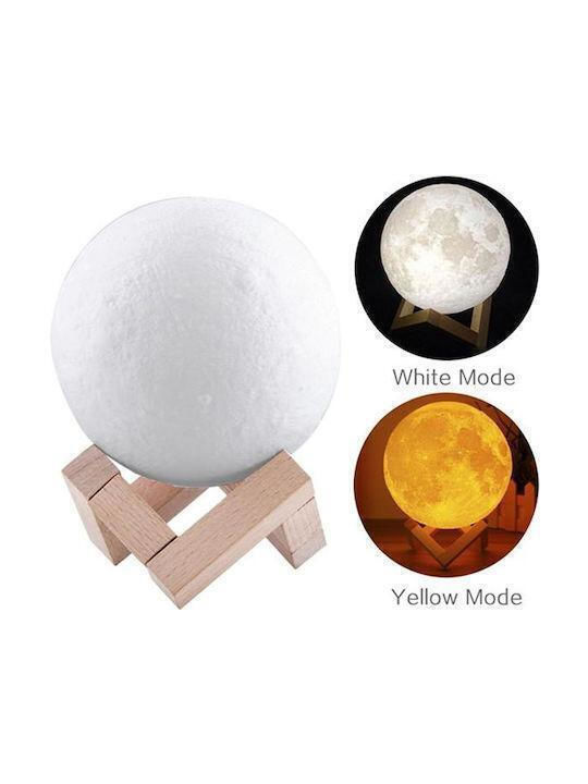 Decorative Lamp Moon Light White
