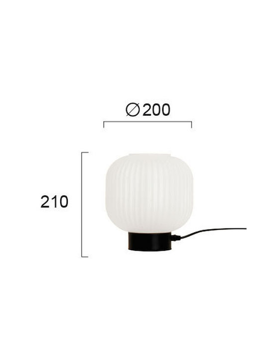 Viokef Διακοσμητικό Φωτιστικό Astor E27 20εκ.