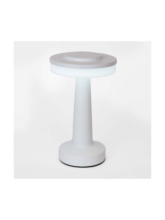 Eurolamp Διακοσμητικό Φωτιστικό LED Ρυθμιζόμενο Λευκό 12.5x12.5εκ.