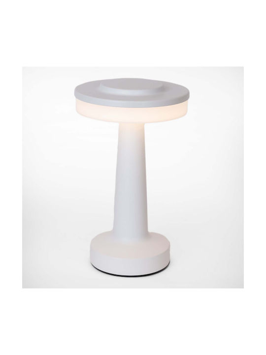 Eurolamp Διακοσμητικό Φωτιστικό LED Ρυθμιζόμενο Λευκό 12.5x12.5εκ.