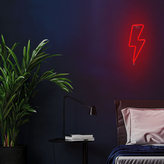 Forever Light Декоративна Лампа Фигура Червен