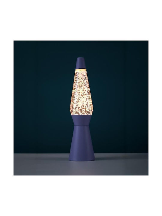 Total Gift Dekorative Lampe Lavalampe Lila
