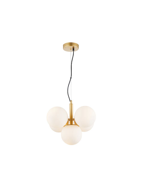 Viokef Nefeli Decorative Lamp with Socket for Bulb E14 Gold