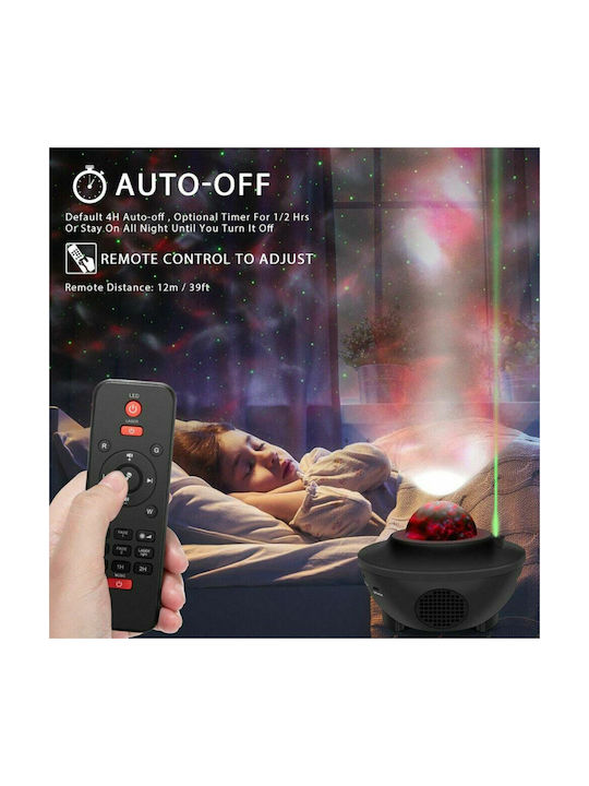 Spot Light Bluetooth/WiFi Lustră Decorativă Lumină de petrecere Negru