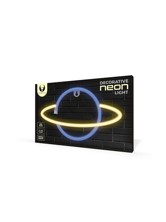 Forever Light Neon Διακοσμητικό Φωτιστικό Saturn LED