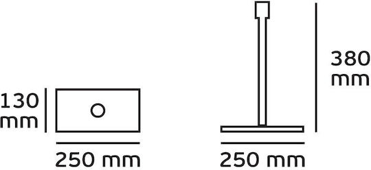 VK Lighting Decorative Lamp with Socket for Bulb E27 Silver