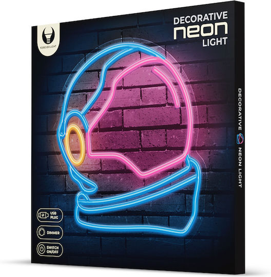 Forever Light Neon Διακοσμητικό Φωτιστικό LED RGB Αστροναύτης
