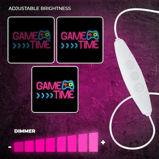 Forever Light Neon Διακοσμητικό Φωτιστικό LED 200εκ.