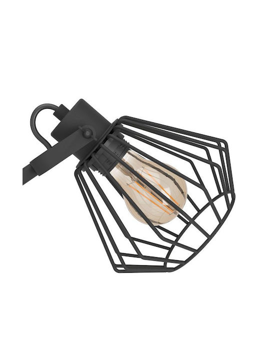 Eglo Tabillano 1 Decorative Lamp with Socket for Bulb E27 Black