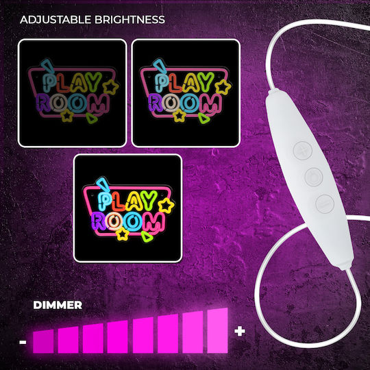 Forever Light Neon Διακοσμητικό Φωτιστικό LED