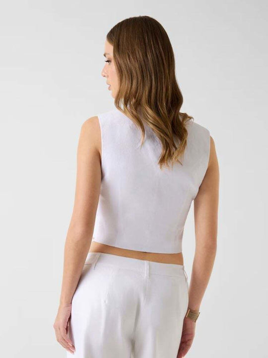 White Women's Vest