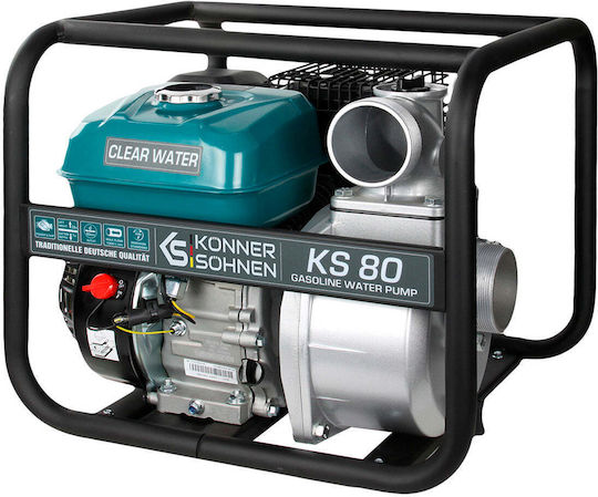 Könner & Söhnen Engine Pump KS 80 Gasoline Surface Water Pump 9hp