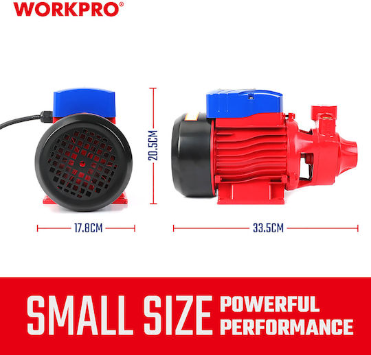 WorkPro Ηλεκτρική Αντλία Επιφάνειας 1hp