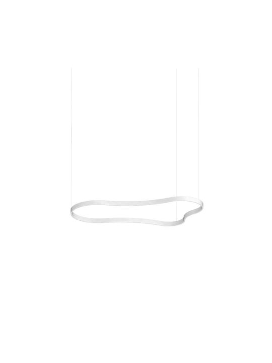 Ideal Lux Pendant Light White 155.6x87x50cm