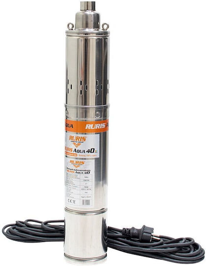 Ruris Aqua 40 Μονοφασική Αντλία Πηγαδιού 1hp 166660069Α